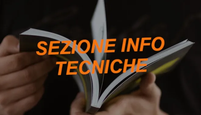 Sezione info tecniche